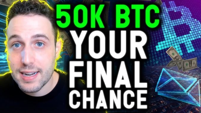 Bitcoin Breaks $50K! This Is Your FINAL Chance At Winning Crypto